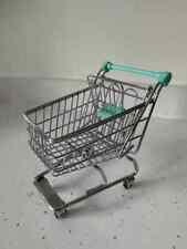 NEW Mini Metal Shopping Trolley Supermarket Kids Toys Desktop Storage