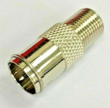 25 x F Socket Female to Quick F Plug Easy Fit Adaptor Satellite Connector