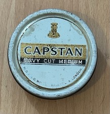 Vintage 1940s Capstan Navy Cut Tobacco Tin WD & HO Wills, London