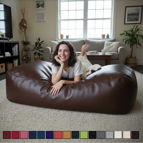 Beanbag bed faux - faux, leather