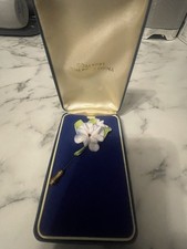Coalport porcelain pin brooch - pin,