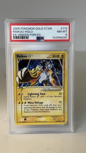 Pokemon tcg raikou holo - raikou, gold