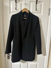 Zara Long Black Formal Jacket
