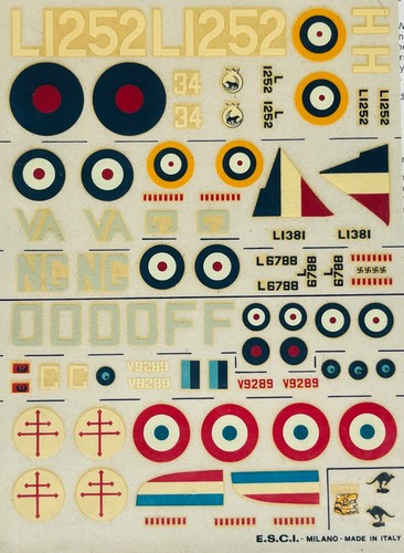 Esci decals westland - esci, :