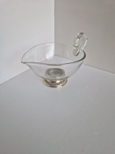 Glass sauce boat - glass, with
