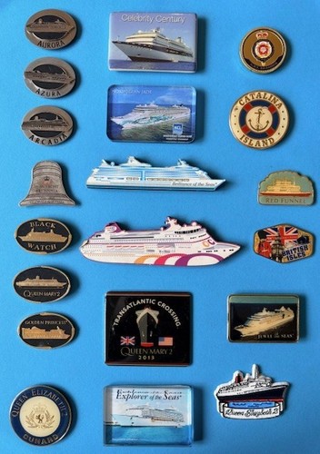 Souvenir fridge magnet ships - fridge,