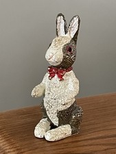 Steiff Vintage Miniature Painted Pewter Rabbit
