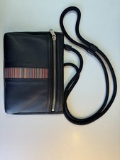 PAUL SMITH MULTISTRIPE PANEL LEATHER SMALL  CROSSBODY BAG BNWT