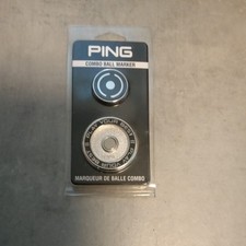 PING GOLF COLLECTION . POKER CHIP STYLE BALL MARKER .