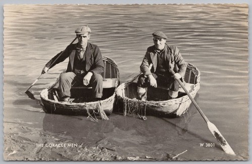 The coracle men postcard - men, rp