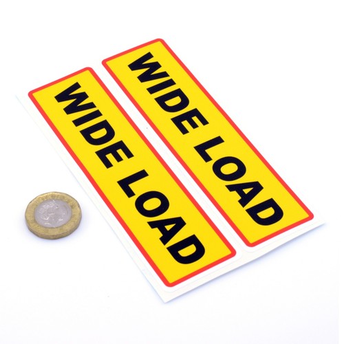 Wide load stickers 150mm - stickers,