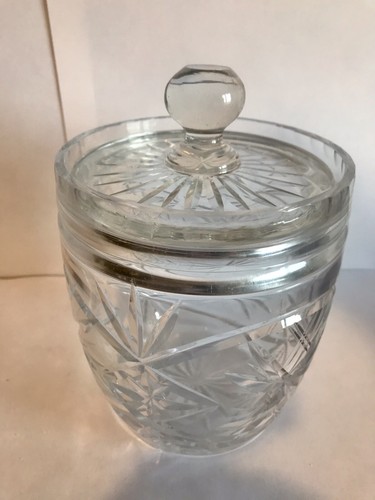 Large vintage cut crystal