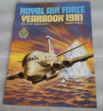 RAF Yearbook 1981 Royal Air Force Book Aviation Tornado/Lightning Jet Aircraft