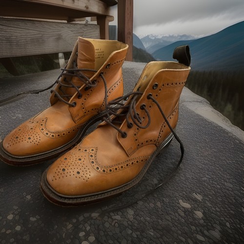 Loake 1880 burford brogue tan - brogue,