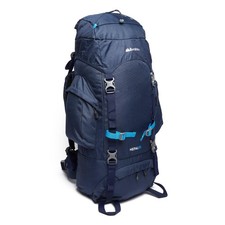 Eurohike Blue Nepal 65L Rucksack Travel Bag - Camping Hiking Outdoors Backpack