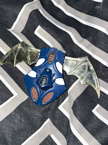 Batman blue silver bat wing - silver, bat-wing