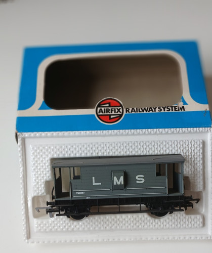 Airfix lms brake van boxed - airfix,