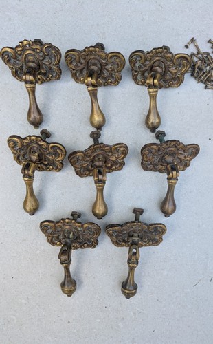 Set antique drop handles - 8,