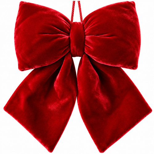 Large red velvet - velvet, christmas