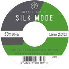 WYCHWOOD SILK MODE FLY FISHING TIPPET LINE COPOLYMER - 2 x 50M SPOOLS 2.3lb bs