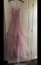 Beautiful Pink Prom Dress Size 4, Worn Once Has Been Cleaned 