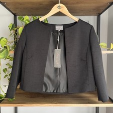 Phase Eight Jacket 12 Black Claudette Bolero Cropped Occasion New with Tags