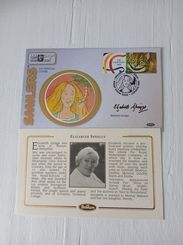 Elizabeth spriggs signed fdc - elizabeth,