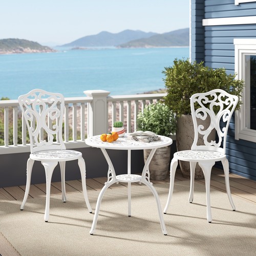 Weather cast aluminum bistro - aluminum,