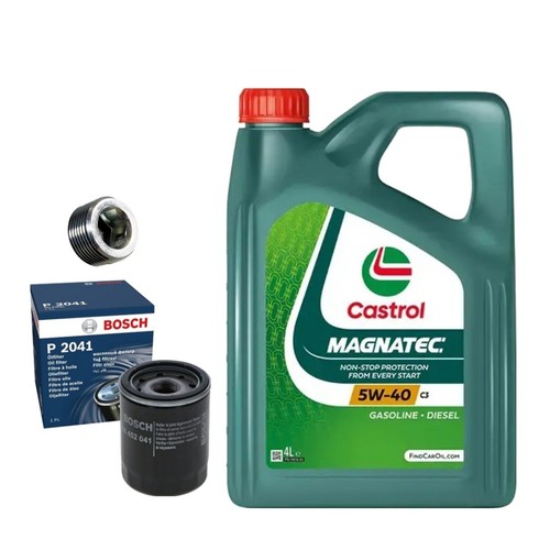 Castrol bosch oil change - castrol,