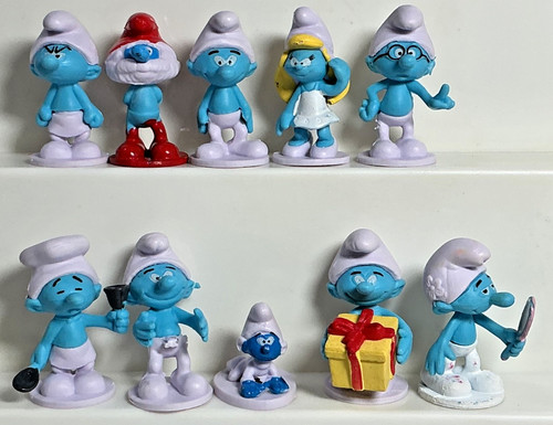 Smurfs mini figures lot - smurfs,