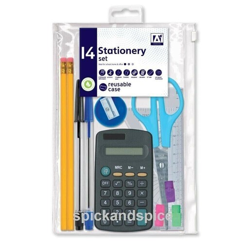 14pc school stationary set - school,