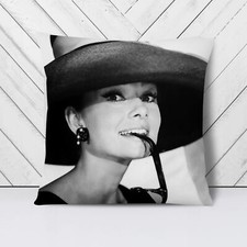 Plump Cushion Audrey Hepburn (2) Soft Scatter Throw Pillow Case Cover Filled