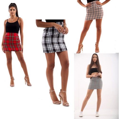Ladies tartan check mini - tartan,