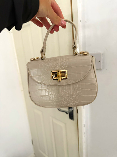 Primark beige croc embossed - beige,