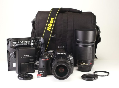 Nikon d5300 dslr 55mm - dslr, &