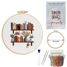 1Pc Hand Embroidery Starter Cross Stitch Kits Sewing Craft Stamped Embroidery