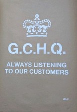 dr.d G.C.H.Q. ALWAYS LISTENING TO OUR CUSTOMERS Stencil Painting + Provenance.