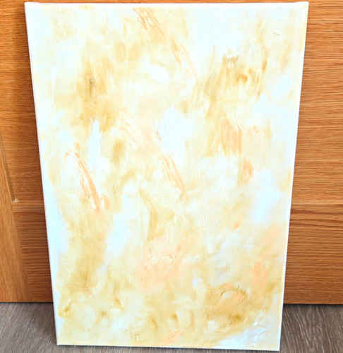 Abstract painting canvas - on,