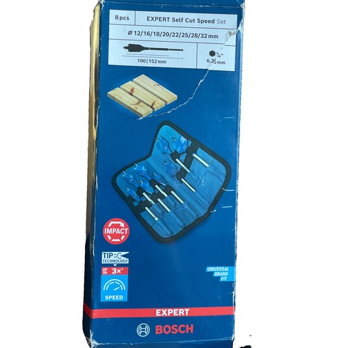 Bosch 8pc self cut spade - self,