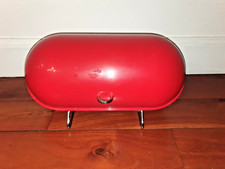 Westco red breadboy bread bin breadbin