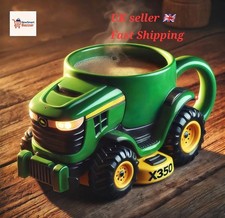 Vintage Green Tractor Mug