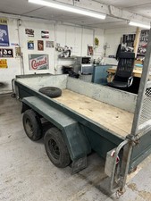 Indespension Twin Axle Plant Trailer . Rear Loading Ramp. 2 Ton Gross. 8 x 4