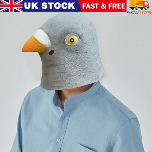 Pigeon head mask creepy - pigeon, animal