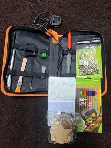 Wood burning kit - wood,
