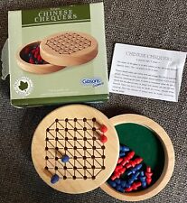 Chinese Chequers/Checkers Eclipse Re-Forested Hard Wood Gibsons Games Boxed