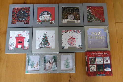 Box christmas cards - of,