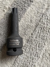 Halfords Advanced TORX T55 1/2" Drive Impact Socket Torx Bit Socket 80mm long