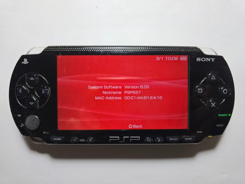 Sony psp 1003 black console - sony, psp-1003
