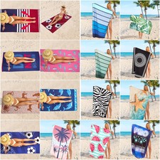 Large Beach Towel Jumbo Bath Sheet Travel Sports Camping Lightweight Bath Towels