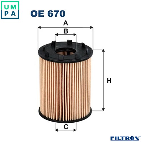 Oil filter 670 - for, suzuki